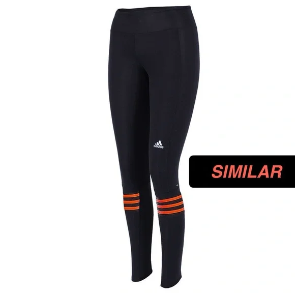 🔥2/$40🔥 Adidas Climalite Black Legging Track Pants | Running, Workout, Training - Picture 2 of 8